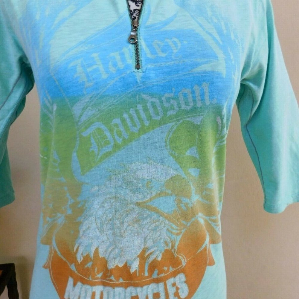 Trunk Ltd Blue and Orange Long Sleeve Tee